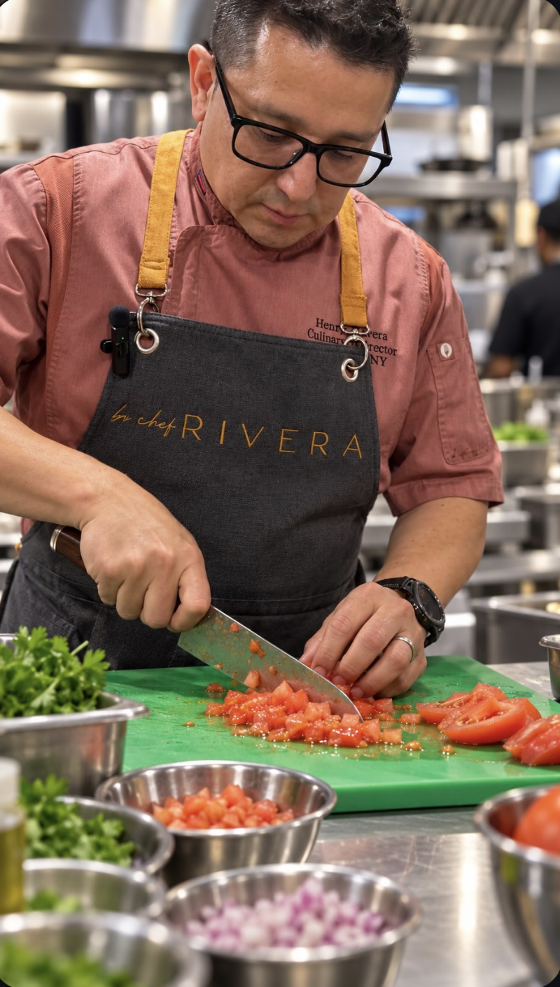 Executive culinary director line prep discipline - Chef Henry Rivera